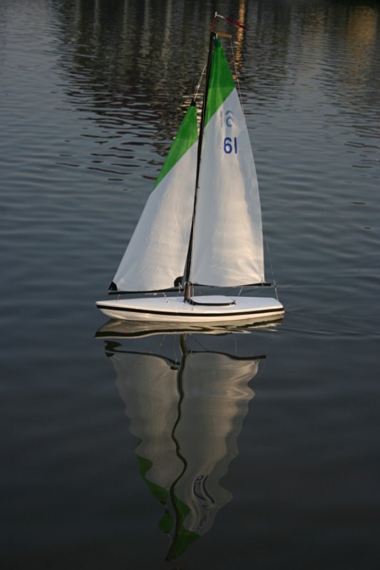 Sailboat Reflection<BR>April 22, 2008