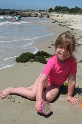 Emma at BeachJuly 4, 2009