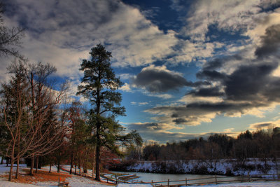 Park Pond in HDR<BR>December 16, 2009