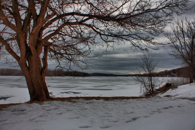 Mohawk River in HDR<BR>March 1, 2010