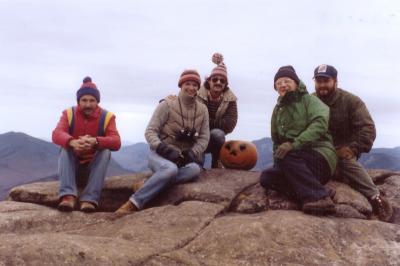 Hiking Group with Pumpkin