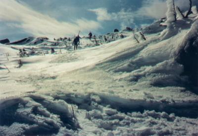Climbing Mt. Marcy in winter
