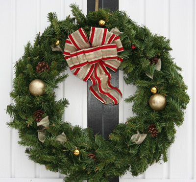 Wreath on Shed