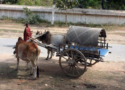 Monk and cart