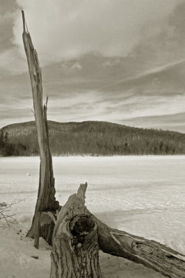 LAC HERTEL EN HIVER