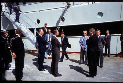 The Norweigian Royal family visit Bergen 1970 - 1990