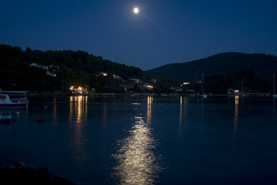Night in the bay (Gradina) I.