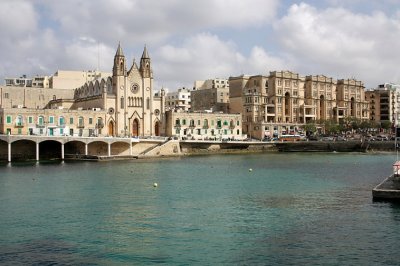 Church of our Lady of Mt. Carmel and Balluta Buildings