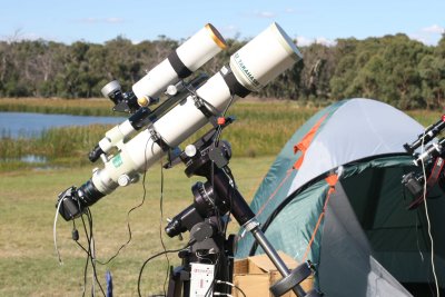 Snake Valley field setup, March, 2010.