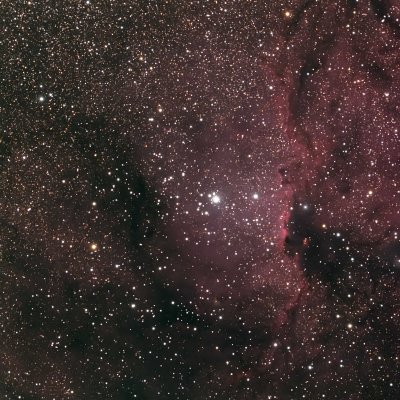 NGC 6193 and associated nebula, NGC 6188.