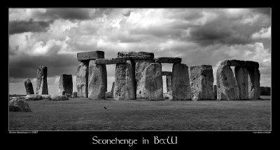 Stonehenge in B&W