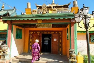 Gandan Monestary. No pictures allowed inside!