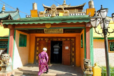 Gandan Monestary.  No pictures allowed inside!