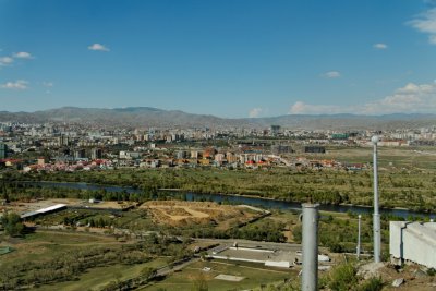 Overview of Ulaanbaatar from the Zaisan Memorial