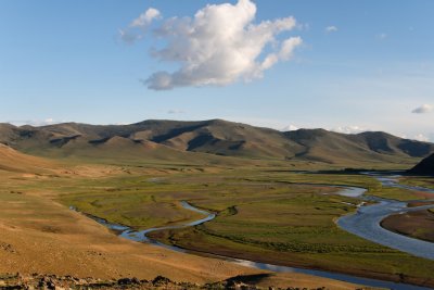 Scenery on the outskirts of Kharakhorum