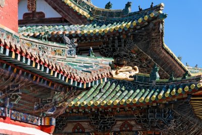Roofs and eaves, Erdene Zuu Monestary