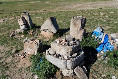 Stones from the ancient capital of Chinggis Khaan, Erdene Zuu Monestary