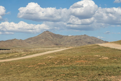 Scenery on the way into Hustai National Park