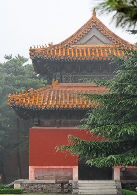 Building at the Tomb of Emperor Yongle (Chang Ling Tomb), one the Ming Tombs near Beijing