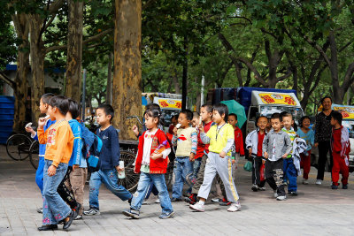 Field trip for Chinese schoolchildren