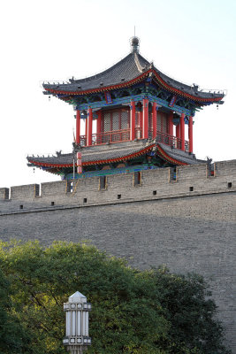 Guard tower on the Xi'an City Wall
