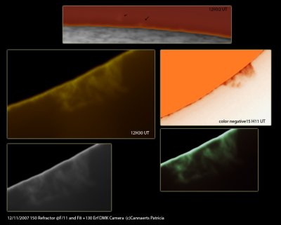 Prominences today