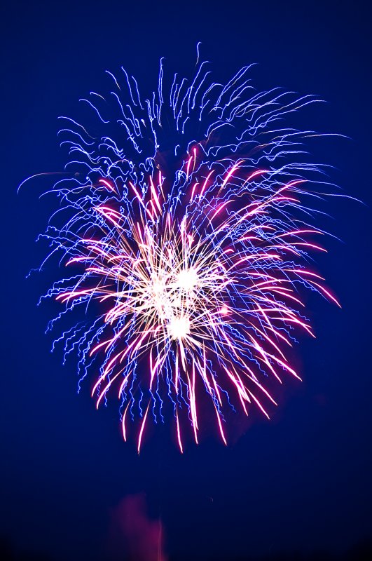 Fireworks on Lake Montclair