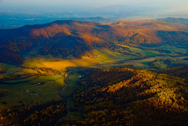 Over the Shenandoah Mountains