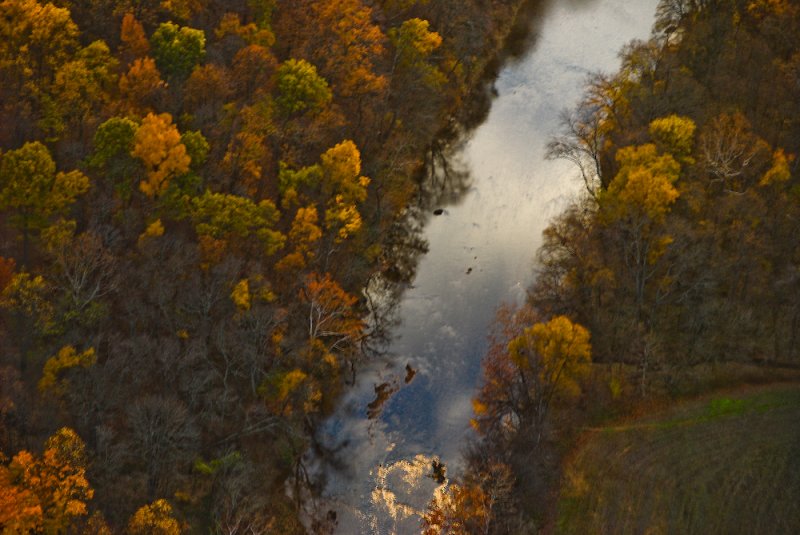 Sky Reflected in Creek