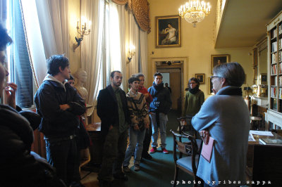 La direttrice del Museo Patrizia Rosazza guida i sognatori in Galleria 