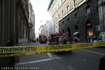 Incendio Via del Corso_9 maggio 2008