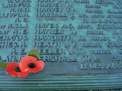 War Memorial Crewe.