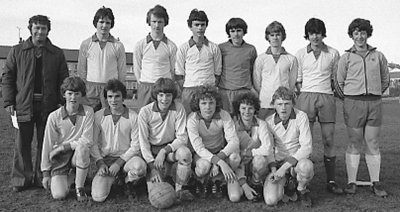 Llanfairpwll FC tua 1980.