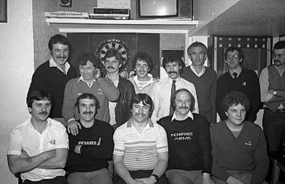 Darts Penrhos Arms 1983.