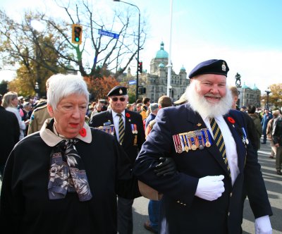 Veteran, Remembrance Day, Victoria, Canada