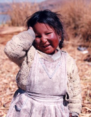on Lake Titicaca, Peru