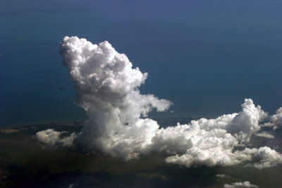 over Barranquilla, Colombia