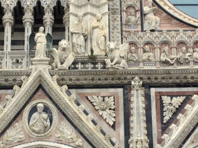 Siena Duomo Fascade Detail 04