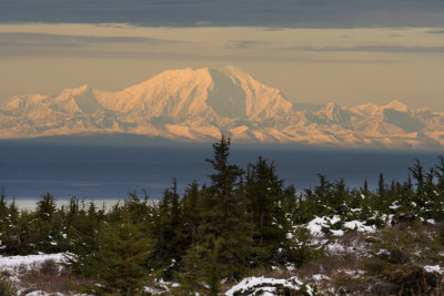 Mount Foraker from Anchorage