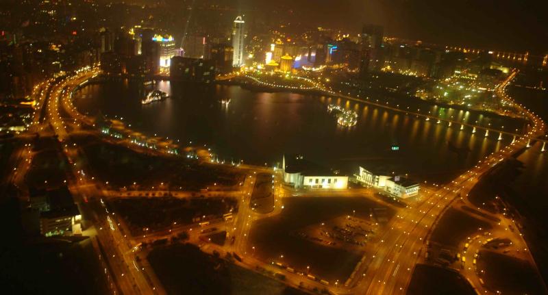 View from Macau Tower at night