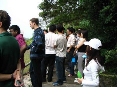 Hike on HK Island - assorted HLU MBA students
