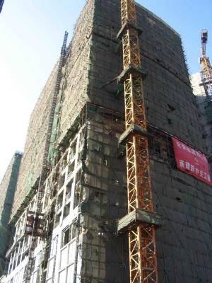 Construction on Zhongguan Cun Dajie, Beijing North-west