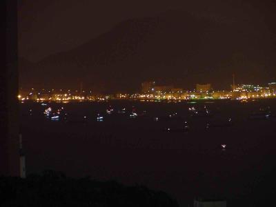 Night view from balcony