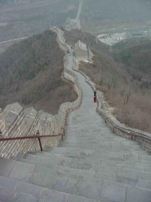Juyong Guan-the walk down