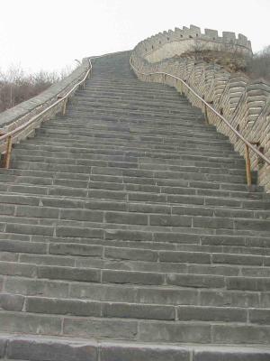 Juyong Guan - some steep steps