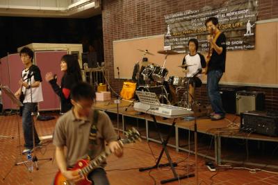 HKU Band Show April 13 - Step by step - guitarist moved a lot