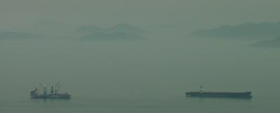 View towards Lantau island