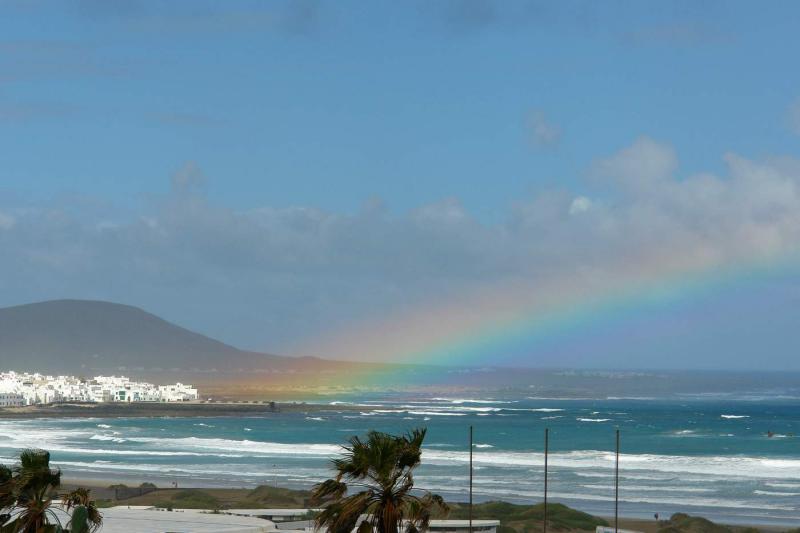 Rainbow over La caleta