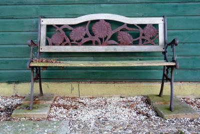 Bench in winter