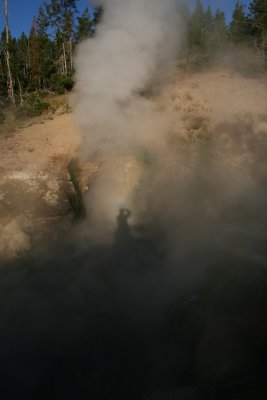 Visiting the fumeroles